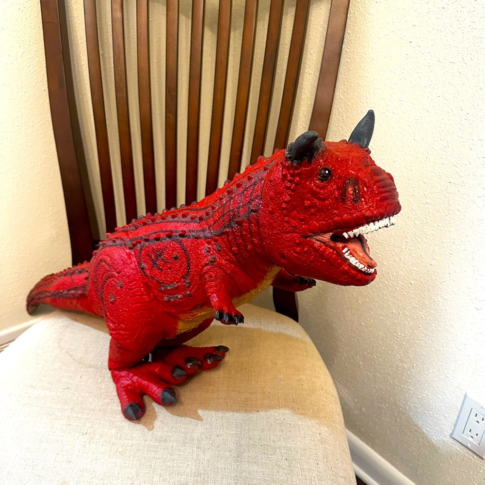 Vintage Dinoland latex dinosaur